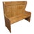 Wood High Back Pine Settle, 1880 For Sale - Image 7 of 7