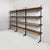 Mid-Century Modern Italian Bookcase in Wood, Brass and Black Metal, 1960s For Sale - Image 14 of 14