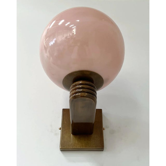 Not Yet Made - Made To Order 21st Century Bronzed and Opaque Coral Deco Sconce by Fabio Ltd For Sale - Image 5 of 10
