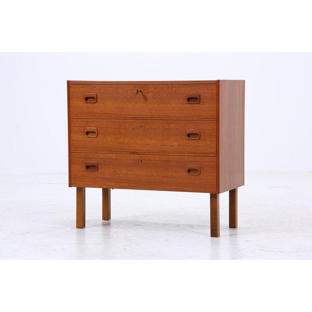 Mid-Century Teak Chest of Drawers, 1960s-1970s For Sale - Image 4 of 12