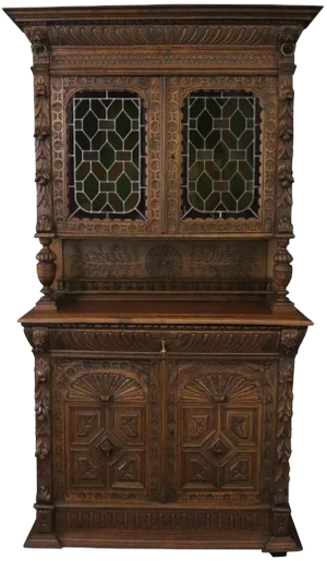 Antique Buffet Mechelen Renaissance 1890 Carved