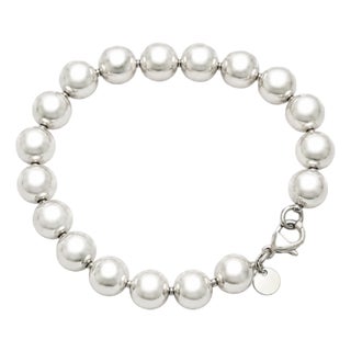 Tiffany & Co. Sterling Silver Ball Bracelet - Classic 1962 Design For Sale