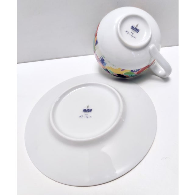 Red La Bella Tavola Breakfast Service attributed to Ettore Sottsass for Alessi, 1993, Set of 26 For Sale - Image 8 of 18