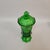 1960s Fostoria Coin Emerald Green Glass Jar, Apothecary Shape For Sale In Raleigh - Image 6 of 9