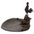 This finely cast 19th-century French bronze vide-poche takes the form of a broad, naturalistically modeled leaf, animated...