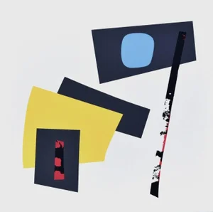 Composition - Original Lithograph by North European Master - 1959 1959