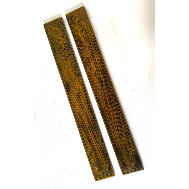 Art Deco Dore Bronze Chinese Pattern 1751 Tiffany New York Desk Blotters - a Pair For Sale - Image 3 of 8