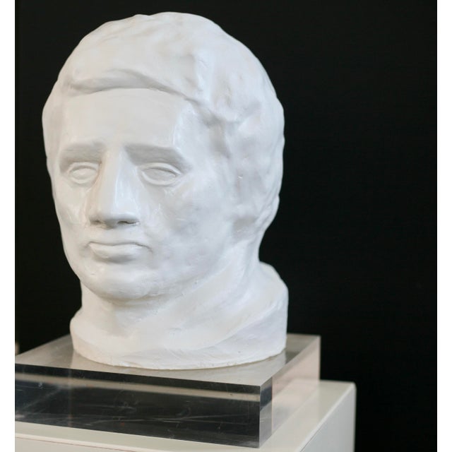 Head Sculpture, 1970s, Plaster For Sale - Image 6 of 18