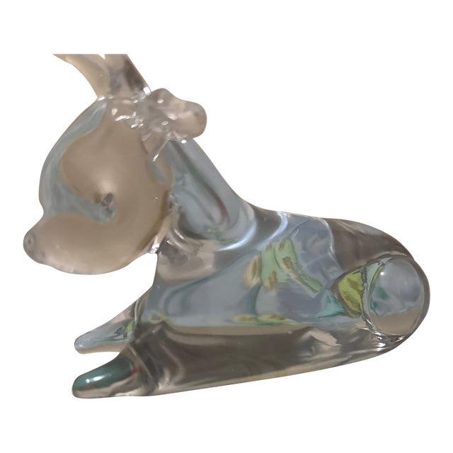 1980s Waterford Crystal the Nativity Collection Donkey Figurine For Sale