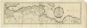 Antique Map of Northern Africa by Van Dùren, 1749