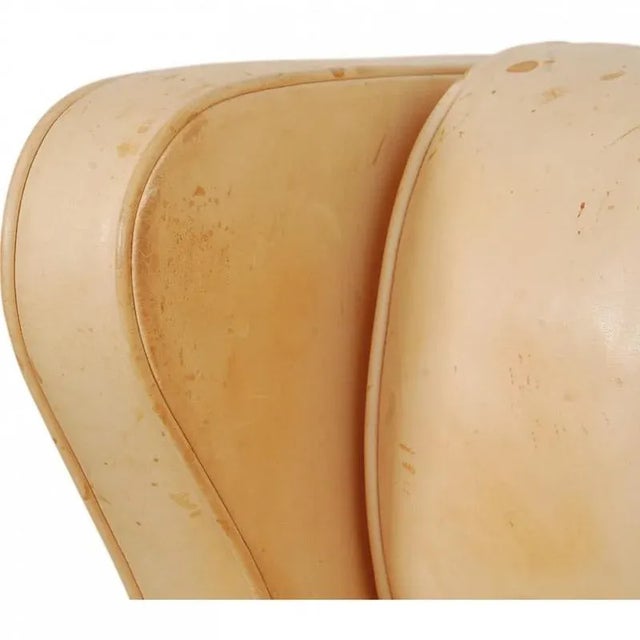 2204 Wing Chair in Natural Leather by Børge Mogensen, 2000s For Sale - Image 14 of 18
