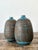 Ceramic Vintage Glazed Ceramic Scored Vases - A Pair For Sale - Image 7 of 12