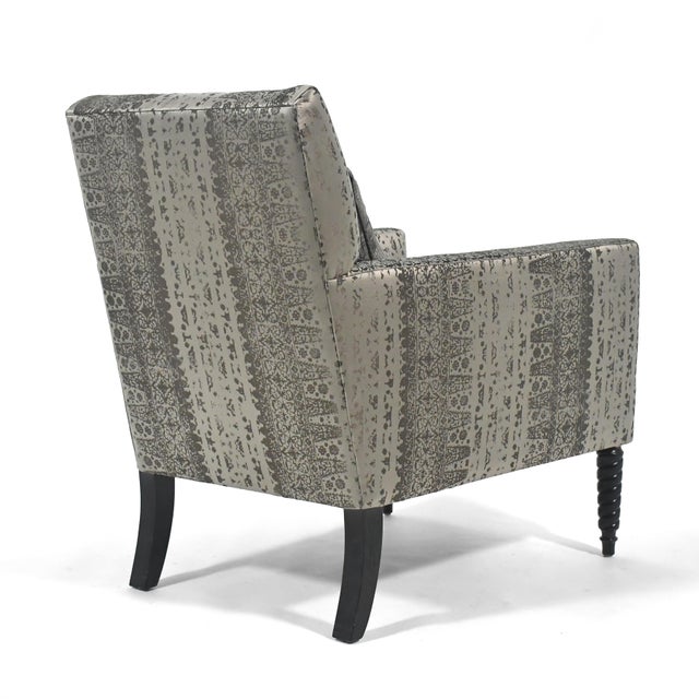 Textile Pair of Donghia Lounge Chairs For Sale - Image 7 of 9