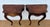 Brown French Louis XV Style Walnut Wall-Mounted Bedside Tables, 1930, Set of 2 For Sale - Image 8 of 16