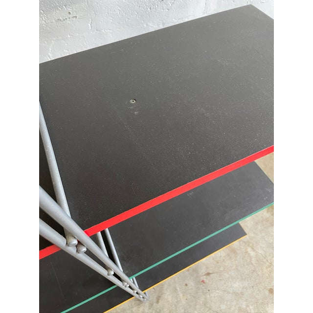 Black 1980s Vintage Ikea Guide Shelving Unit or Bookcase by Niels Gammelgaard For Sale - Image 8 of 11