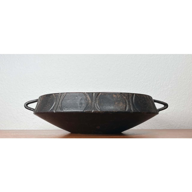 Large Mid-Century Modern Danish Studio Pottery Bowl from Lund Keramik, 1960s, in Very Good conditions. Designed 1960 to...