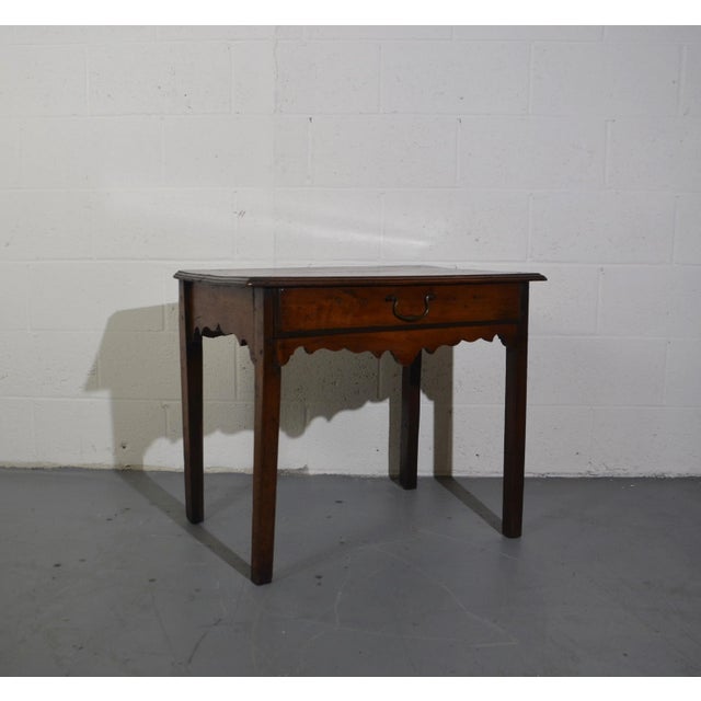 English Oak Side Table C.1800 For Sale - Image 4 of 6