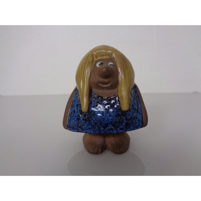 Small ceramic troll by Kurt Nilsson from the 1970s. This piece has an attribution mark, I am sure that it is completely...