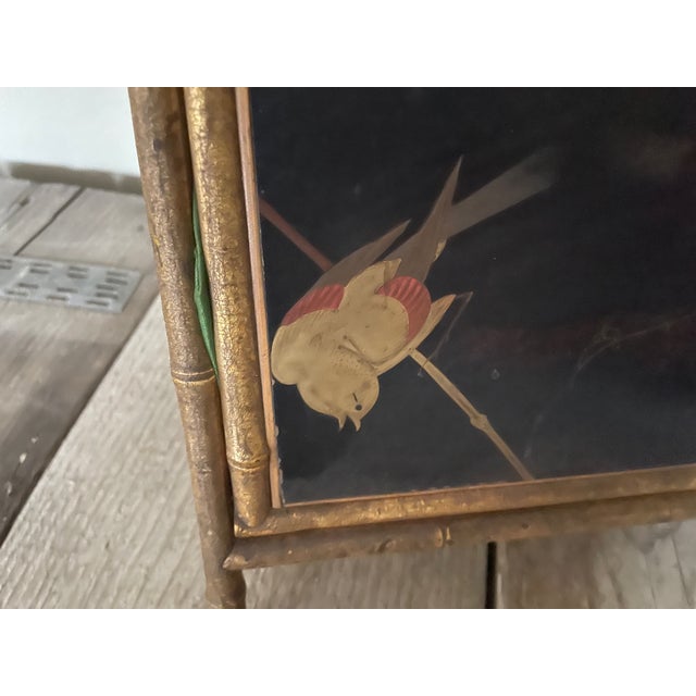 Small Lacquered Sewing Box, 1890s For Sale - Image 4 of 9