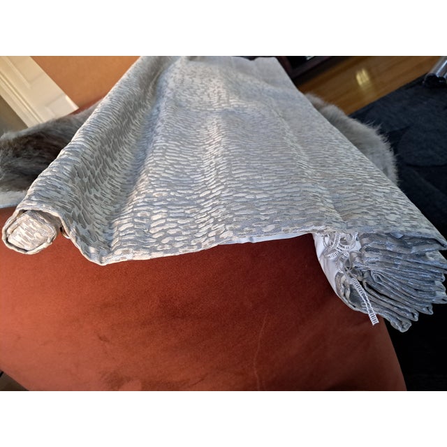 Beautiful, soft neutral organic high end Roman shade with blackout lining. Details of order before manufacturers...