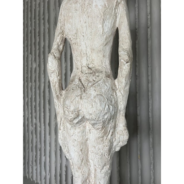 Fiberglass Sculpture of a Nude Woman in the style of Giacometti, France, 1970s For Sale - Image 6 of 12