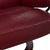 Set of Red Leather Atlantic Recliner and Footstool from Stressless For Sale - Image 6 of 17