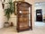 Brown Biedermeier Display Cabinet in Walnut For Sale - Image 8 of 11