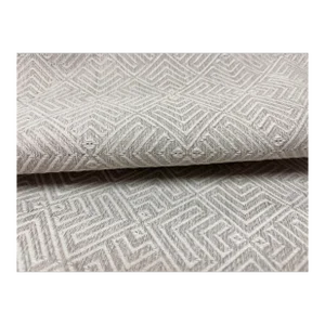Urban Source Journey White Sand Polypropylene Indoor Outdoor Water Stain Repellent Taupe Geometric Upholstery Fabric