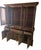 1970s 1970s Ethan Allen Jacobean Charter Oak Breakfront China Cabinet Hutch Display For Sale - Image 5 of 11