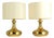 Brass Table Lamps, 1970s, Set of 2 For Sale