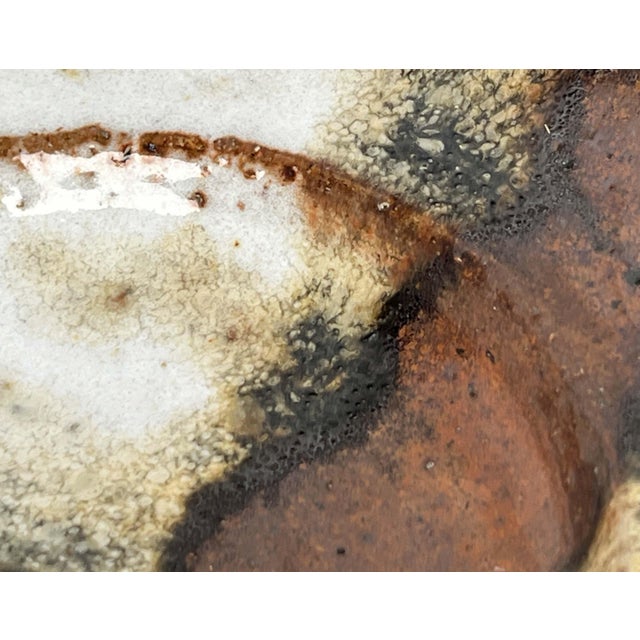Mid-Century Modern Danish Studio Pottery Bowl or Wall Plate from Jim & Henny Waldorff, Svaneke, Bornholm, 1960s For Sale - Image 6 of 17