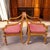 Neoclassical 1950s A Touch of Neoclassical Elegance: Pair of English Adam Style Armchairs For Sale - Image 3 of 12