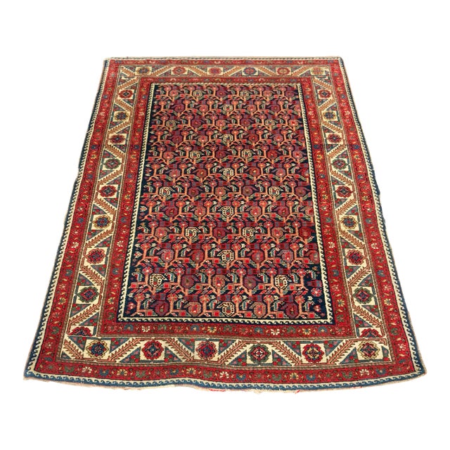 Early 20th Century Antique Malayer Rug -- 3’5” X 4’7” For Sale