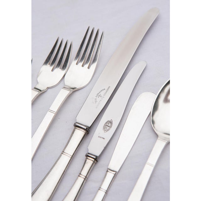 Swedish Cutlery Set Svensk Initial S from Gab, 1940s, Set of 88 For Sale - Image 10 of 12