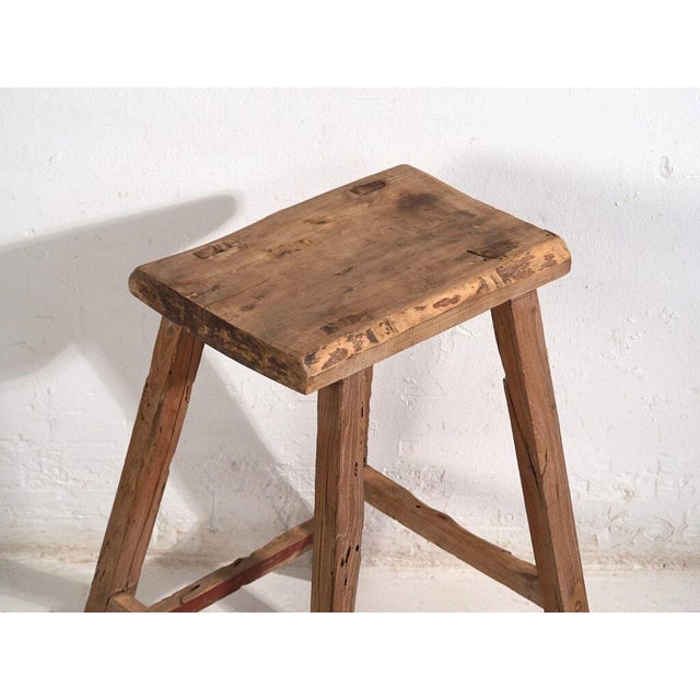 Antique high stool (c.1900) dimensions: length: 40 cm depth: 28 cm height: 67.5 cm style: primitive materials and...