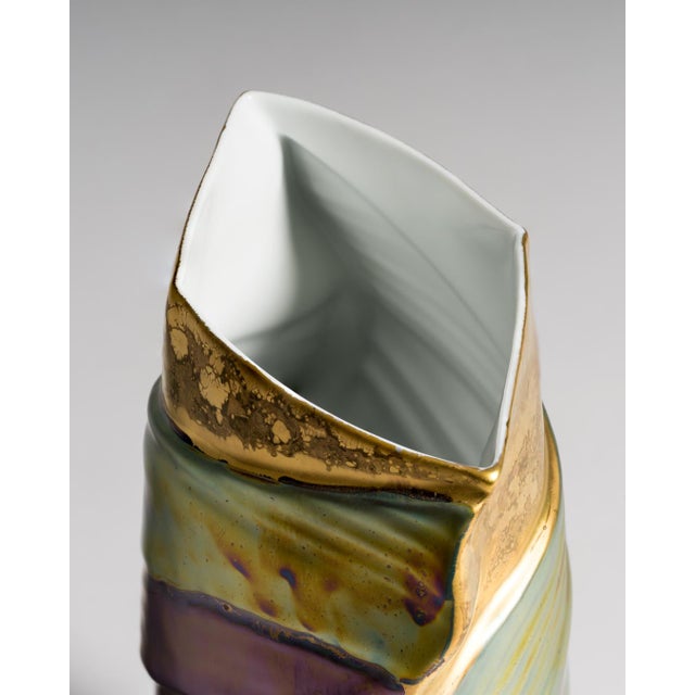 Eosin Porcelain Vase Trio by Johan Van Loon and Helmut Drexler for Rosenthal, 1990s, Set of 3 For Sale - Image 14 of 18