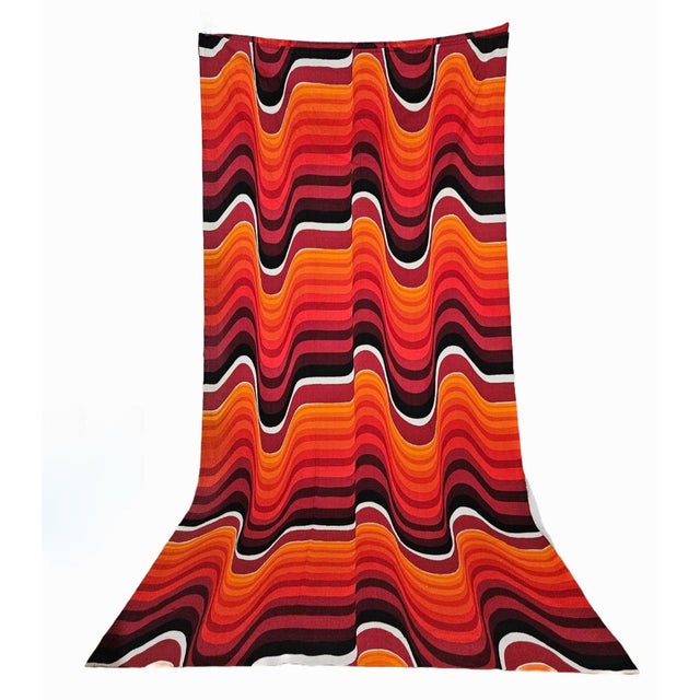 Barbara Brown Frequency for Heals Curtain Panel, 1960s For Sale - Image 6 of 6