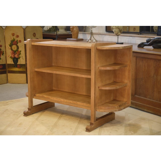 Wood Art Deco Modernist Oak Shelf, 1940s For Sale - Image 7 of 13