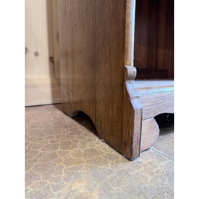 Early 20th Century Oak Cylinder Roll Secretary Desk For Sale - Image 12 of 12