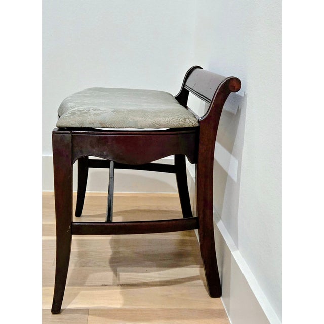 Vintage Vanity or Piano Bench For Sale - Image 4 of 6