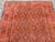 Vintage Overdyed Kilim Area Rug, Handwoven Wool, 6x10, Coral For Sale - Image 6 of 12