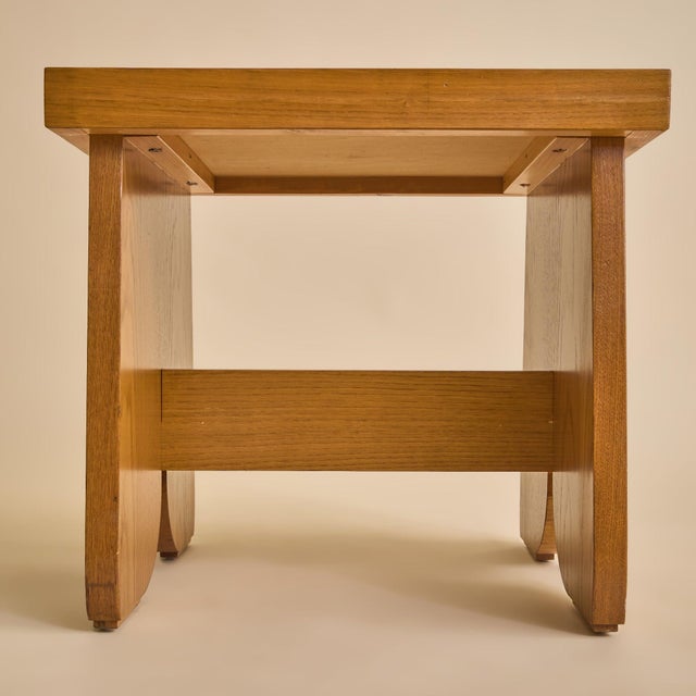 Italian Ash Wood Stool, 1960s - 4 Available For Sale - Image 4 of 12