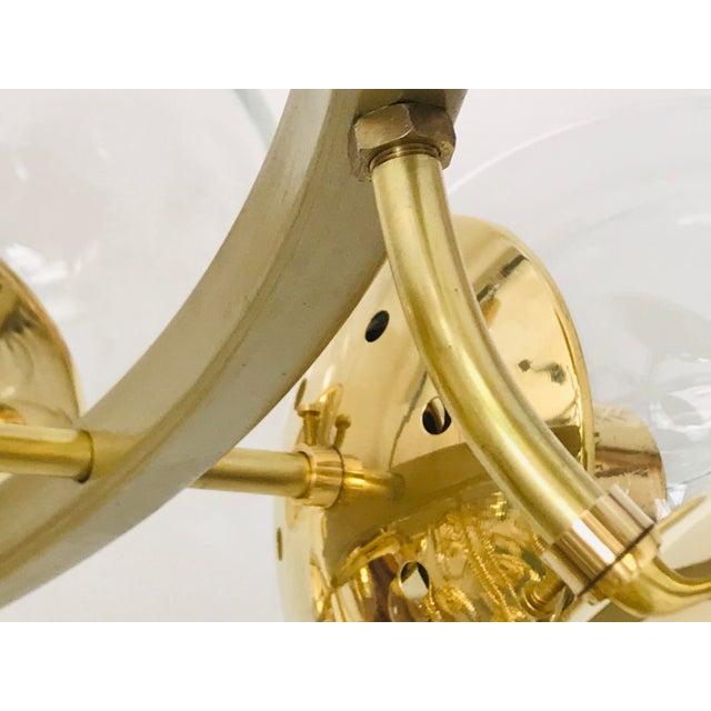 Mid-Century Modern Large Hotel Chandelier from Kamenický Šenov, 1980s For Sale - Image 3 of 18