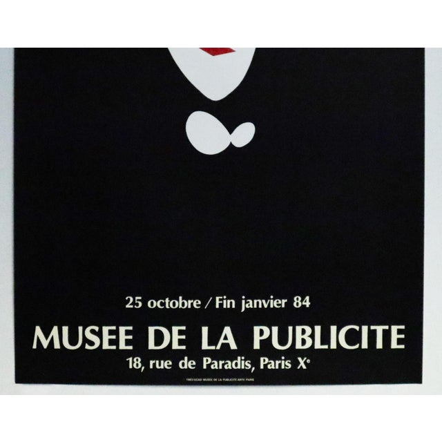 Illustration 1984 French Exhibition Poster, Musée De La Publicité «Le Spectacle en Suede» - Einar Nerman For Sale - Image 3 of 3
