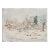 Small Early 20th Century Impressionist Snowy Winter Landscape Painting For Sale