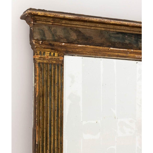 Early 20th Century Neoclassical Giltwood Framed Mirror, 19th C. For Sale - Image 5 of 6