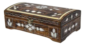 Anglo-Indian Mother of Pearl Inlaid Jewelry Box