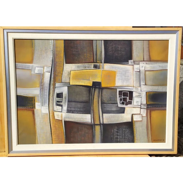 Desserprit Roger, Oil on Canvas, 1971 For Sale - Image 4 of 4