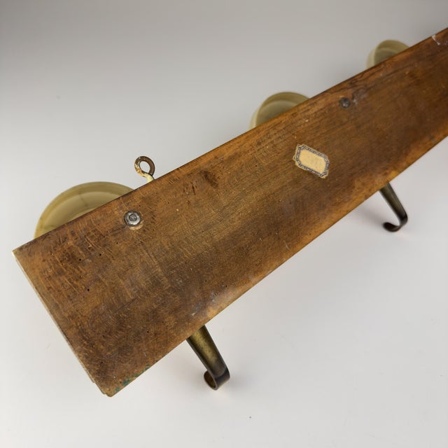 Vintage Art Deco Style Brass and Bakelite Hanger, Italy, 1950s For Sale - Image 14 of 18