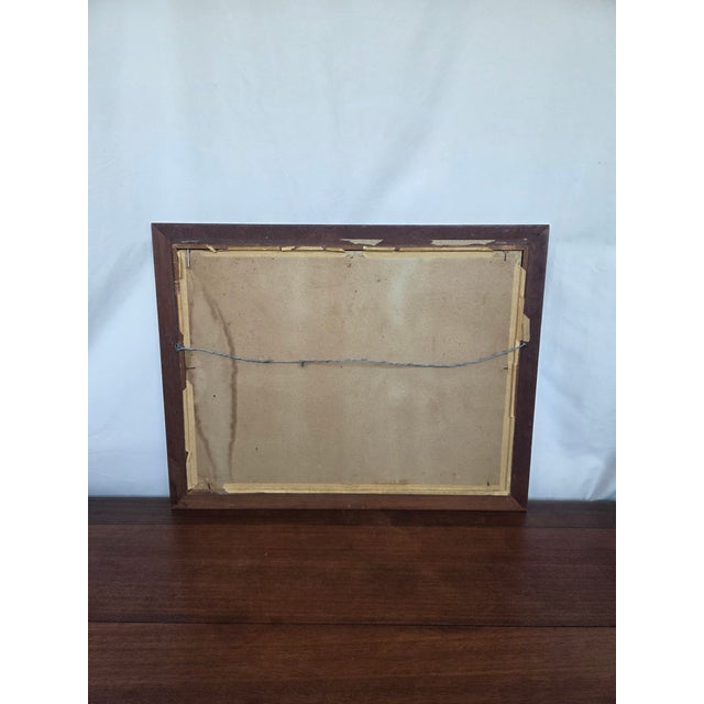 Antique 1917 Thomas J. Caparn (B..1834-1939) Watercolor on Paper Harbor Scene Painting For Sale - Image 9 of 9